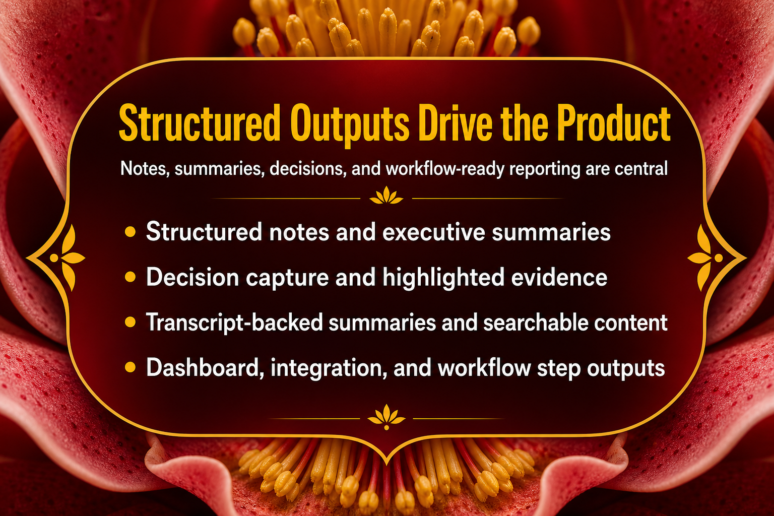 Structured Outputs Drive the Product